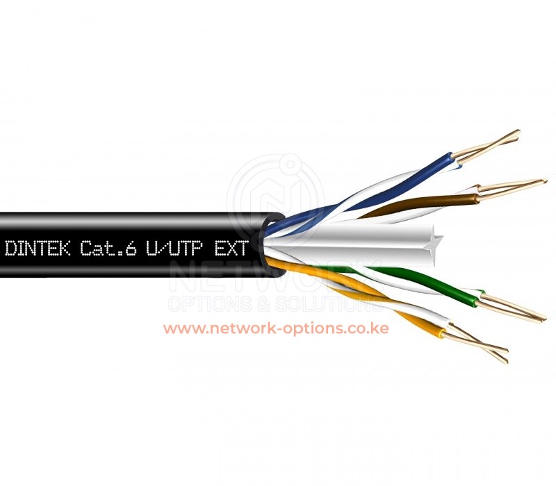 Dintek PowerMAX Exterior Cat.6 U/UTP 23AWG Cable - 1101-04014 Kenya