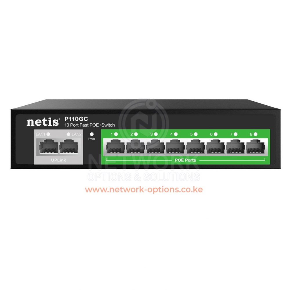 Netis P110GC 8 Port Gigabit PoE+ Switch Kenya