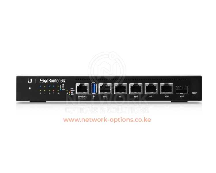 Ubiquiti EdgeRouter ER-6P 6 Port Gigabit fanless Router