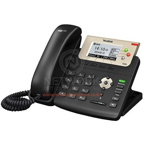 Yealink SIP-T23G Cost-effective Enterprise Level IP Phone with 3 Lines and HD Voice
