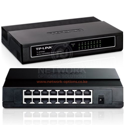 TP-Link 16-Port 10/100Mbps Desktop Switch (TL-SF1016D)