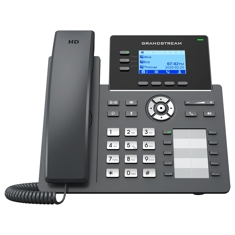 Grandstream GRP2604 IP Phone – 3-Line
